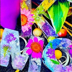 Customized Resin Letters “A-Z” KeyChain